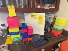 Lot of Contents on Counter (All Photoed), Includes Spill Repsonse Kit, GeneMate Freezer Tube