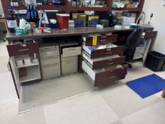 Lot of Contents of Drawers and Cabinets (All Photoed), Includes Stoarge Mats for 96 Well PP