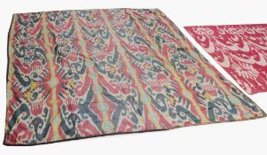 Lot von 2 Ikat-Tüchern