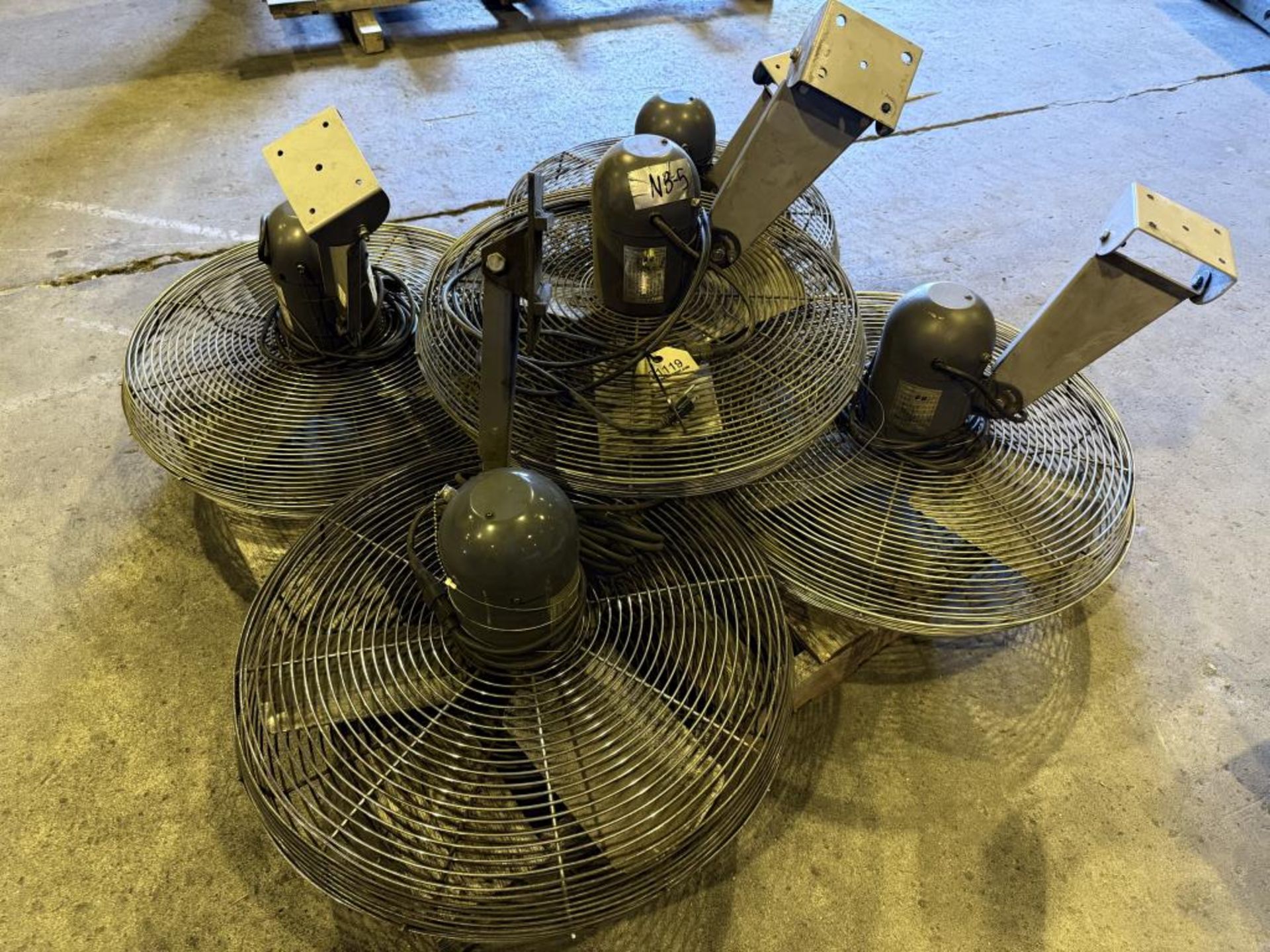 (5) Mountable Shop Fans