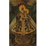 Hiinterglasbild Maria mit Kind wohl