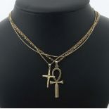 Konvolut Goldschmuck modern, Gelbgold