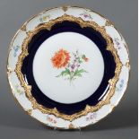 Prunkteller mit Floraldekor Meissen,