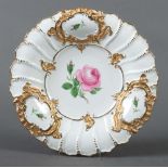 Meissen-Prunkteller "Rote Rose" Nach