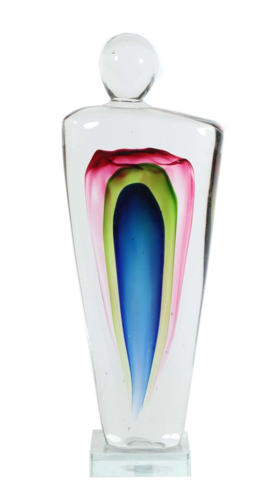 Figurale Glasskulptur mit