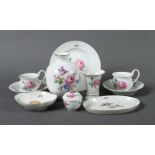 Meissen-Konvolut mit Blumen 1x