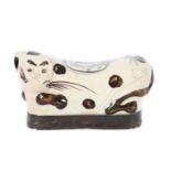 Kopfstütze China, 20. Jh., Kermaik,