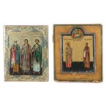 Paar Ikonen Russland, 19./20. Jh.,