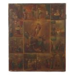 Festtagsikone Russland, 19./20. Jh.,