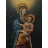 Kirchenmaler des 19. Jh. "Madonna mit