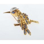 Brosche Mitte 20. Jh.,