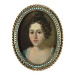 Maler des 19. Jh. Miniaturbildnis