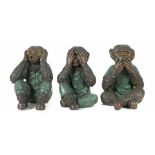 Bildhauer des 20. Jh. "Drei Affen",