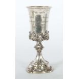 Pokal dat. 1874, Silber 13-lötig, ca.