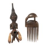 Kamm und Pfeife wohl Luba/DR Kongo,