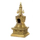 Stupa Nepal/Tibet, 19./20. Jh.,