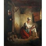 Maler des 19. Jh. "Erwischt",