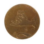 Medaille Belgien, 1932, Bronze, averse