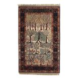 Feiner Isfahan Bildteppich mit