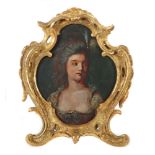 Maler des 18./19. Jh. "Damenbildnis",