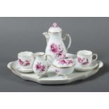 Mokka-Tête-à-tête mit floraler