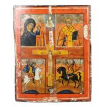 Mehrfelderikone Südosteuropa, 19. Jh.,