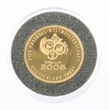 Medaille "WM 2006" Gold 999, 3,5 g,