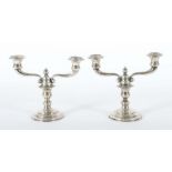 Paar zweiflammige Kerzenleuchter Wien,