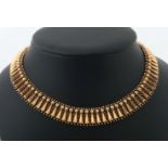 Collier ca. 1960 Italien, 750 Rotgold