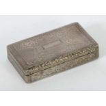 Tabatiere wohl Wien, 1840, Silber