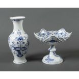 Tafelaufsatz und Vase mit