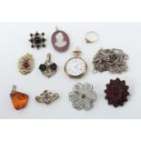 Konvolut Schmuck 20. Jh., best. aus 1