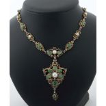 Collier um 1900, wohl Siebenbürgen,