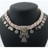 Halskette orientalisch 20. Jh., Silber