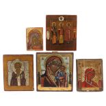 Konvolut Ikonen überwiegend Russland,