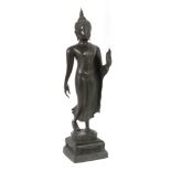 Gehender Buddha Thailand, 20. Jh.,