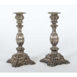 Paar einflammige Kerzenleuchter