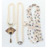 Konvolut Perlenschmuck modern, best.