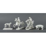 Konvolut von 4 Nymphenburg-Figuren