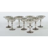 Satz von 8 Eisbechern Webster Company,