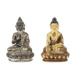 2 kleine Buddhas Shakyamuni Wohl