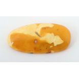 Bernsteinbrosche 20. Jh., Broschierung