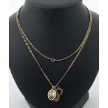 Kette mit Anhänger modern, Kette in