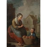 Maler des 19. Jh. "Mutter mit Kind