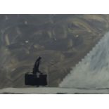 Maler des 20. Jh. "Mann und Treppe",