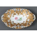 Ovale Prunkschale Meissen, 1953-57,