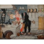 Maler des 19. Jh. "In der Küche", eine