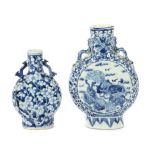 2 Pilgerflaschen China, 18. Jh.,