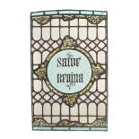Bleiglasfenster "Salve Regina" 18./19.