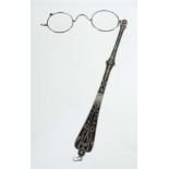 Nielliertes Lorgnon Anfang 20. Jh.,